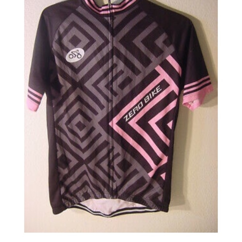 ZERO BIKE CYCLING JERSEY PINK - WOMEN'S SIZE XL